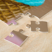 ワッフルマクロ付きアイスクリーム ジグソーパズル (側面)