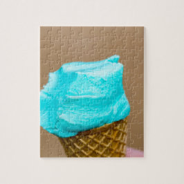 ワッフルマクロ付きアイスクリーム ジグソーパズル