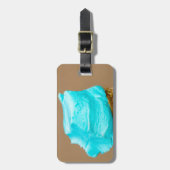 ワッフルマクロ付きアイスクリーム ラゲッジタグ (正面縦)