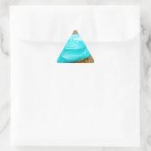 ワッフルマクロ付きアイスクリーム 三角形シール (バッグ)