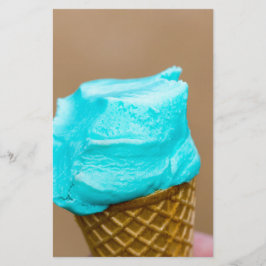 ワッフルマクロ付きアイスクリーム 便箋