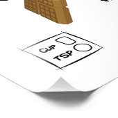 ワッフルレシピアートワーク素材リストのウォールアート フォトプリント (角)