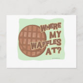 ワッフル不足！ ポストカード (正面)