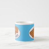 ワッフル漫画イラストレーション エスプレッソカップ (正面)