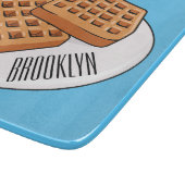 ワッフル漫画イラストレーション カッティングボード (角)