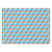 ワッフル漫画イラストレーション テーブルクロス (正面(横))