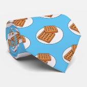 ワッフル漫画イラストレーション ネクタイ (ロール)