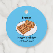 ワッフル漫画イラストレーション フェイバータグ (裏面)