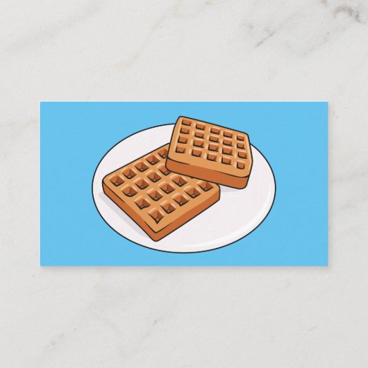 ワッフル漫画イラストレーション 名刺 (裏面)
