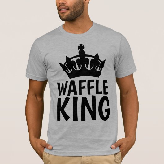 ワッフル王Tシャツ Tシャツ (正面)