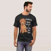 ワッフル玩具の犬好きが間に入らない Tシャツ (正面フル)