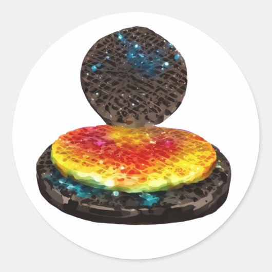 ワッフル鉄 ラウンドシール (正面)