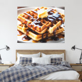 ワッフル キャンバスプリント (インサイチュ (寝室))