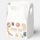 ワッフル コーヒー フルーツ 水彩 結婚前お披露目 ランチ フェイバーボックス (オープン)