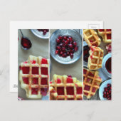 ワッフル ポストカード (正面/裏面)