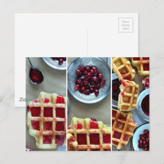 ワッフル ポストカード (正面/裏面)