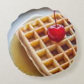 ワッフル ラウンドクッション (裏面)