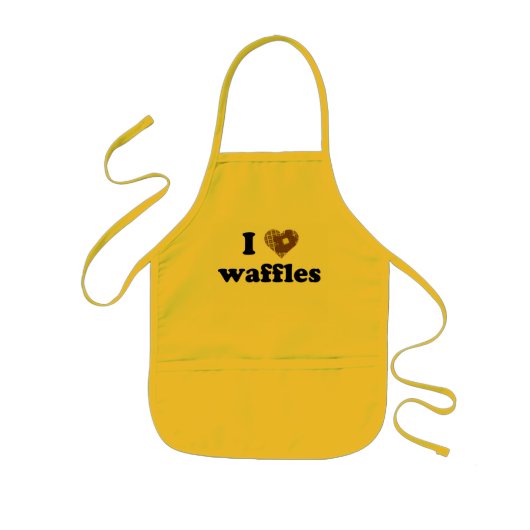ワッフル 子供用エプロン (正面)