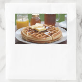 ワッフル 長方形シール (バッグ)