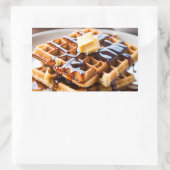 ワッフル 長方形シール (バッグ)