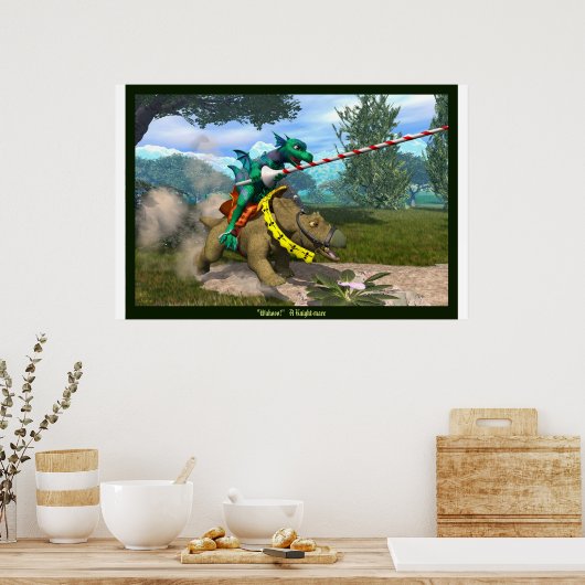 ワッホ！騎士の馬 ポスター (キッチン)