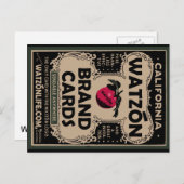 ワツォンブランドヴィンテージ© ポストカード (正面/裏面)