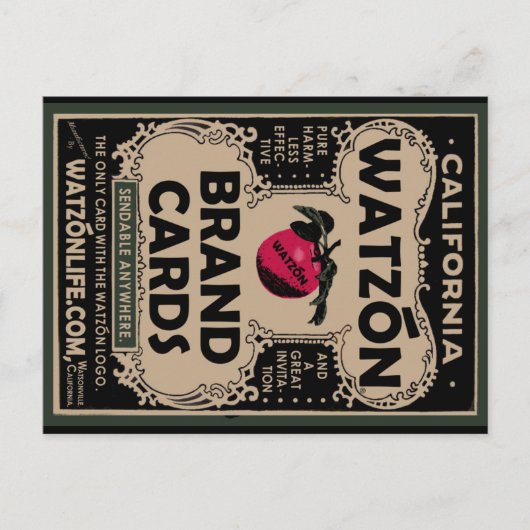 ワツォンブランドヴィンテージ© ポストカード (正面)