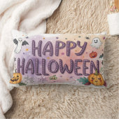 ワテカラーハッピーハローウィン ランバークッション (ブランケット)