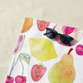 ワテカラーフルーツモノグラム ビーチタオル (インサイチュ)