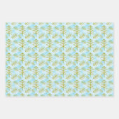 ワテカラーモダンクリスマスツリー ラッピングペーパーシート (正面2)