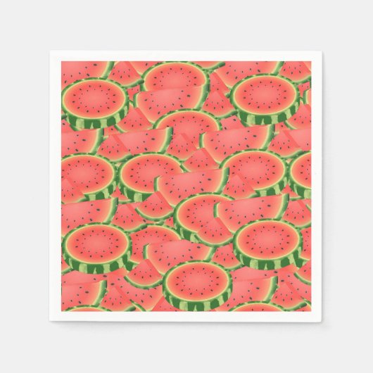 ワテメロンパターン スタンダードカクテルナプキン (正面)