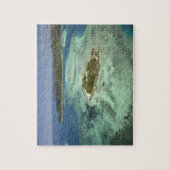 ワディジ島、ママヌカ諸島、フィジー ジグソーパズル (縦)