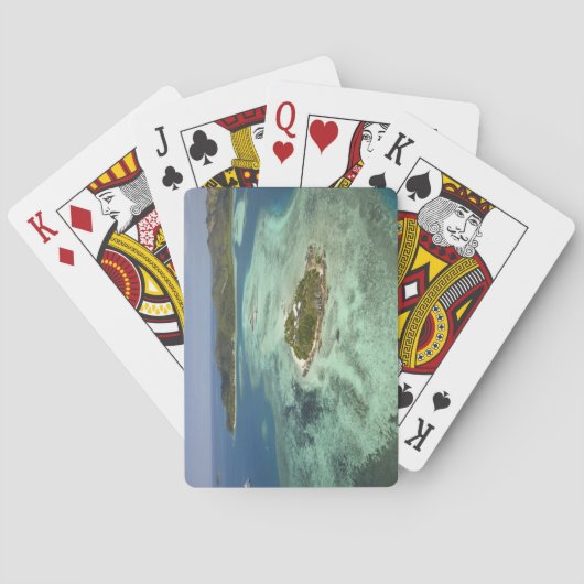 ワディジ島、ママヌカ諸島、フィジー トランプ (裏面)