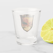 ワディラムジョーダントラベルアートヴィンテージ ショットグラス (裏面)