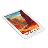 ワディラムジョーダントラベルアートヴィンテージ マグネット (右側)