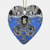 ワディルビクトリアンブロック セラミックオーナメント (左)