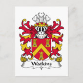 ワトキンス家紋 ポストカード (正面)