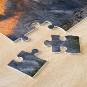 ワトキンス山からのハーフドームの夕日 – ヨセミテ ジグソーパズル (側面)