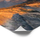 ワトキンス山からのハーフドームの夕日 – ヨセミテ ポスター (コーナー)