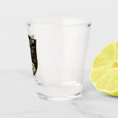 ワトキンズグレン州パークニューヨークウォーターカラーレトロ ショットグラス (右)