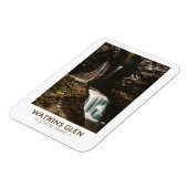 ワトキンズグレン州パークニューヨークウォーターカラーレトロ マグネット (左側)