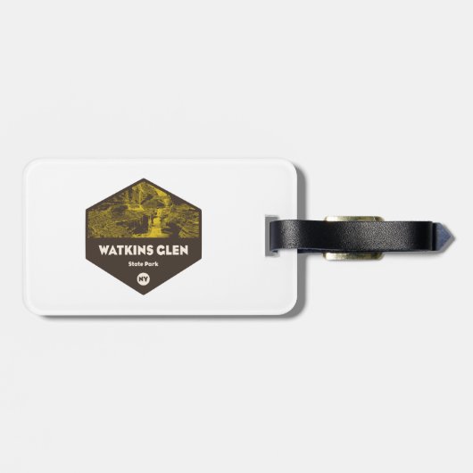 ワトキンズグレン州パークニューヨーク ラゲッジタグ (裏面横)