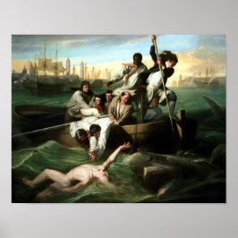 ワトソンとサメ ポスター