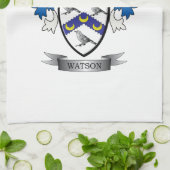 ワトソンの紋章付き外衣 キッチンタオル (折り畳み)