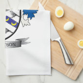 ワトソンの紋章付き外衣 キッチンタオル (四つ折り)