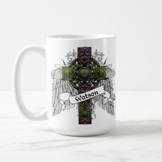 ワトソンタータンチェッククロス コーヒーマグカップ (左)