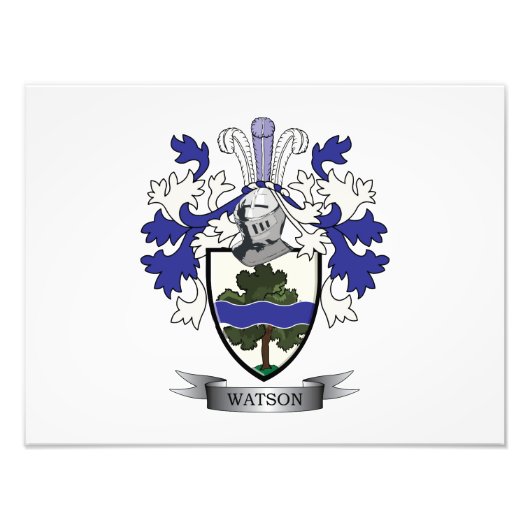 ワトソン家紋コート・オブ・アームズ フォトプリント            (正面)