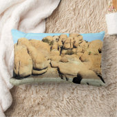 ワトソン湖のロックピロー ランバークッション (ブランケット)