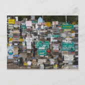 ワトソン湖標識林 ポストカード (正面)