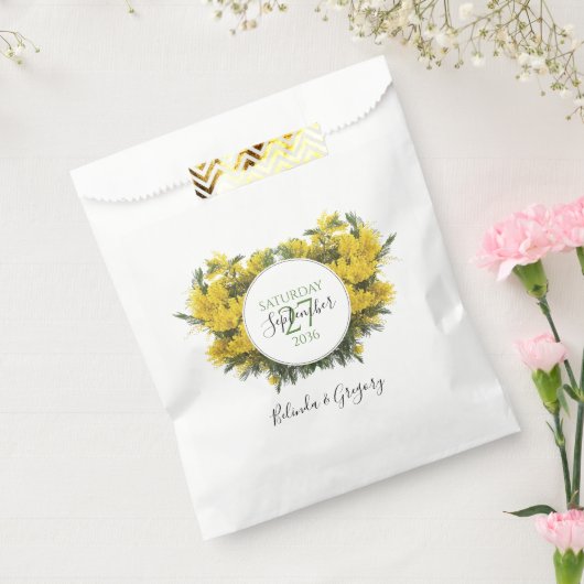 ワトル素朴アカシア結婚病 フェイバーバッグ (封をした状態)